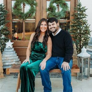 Elegant Green Velvet Holiday Dress
